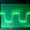 Square wave response - line stage left channel; 10khz @ 1.5 Vp-p